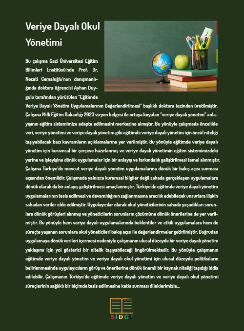 Veriye Dayalı Okul Yönetimi