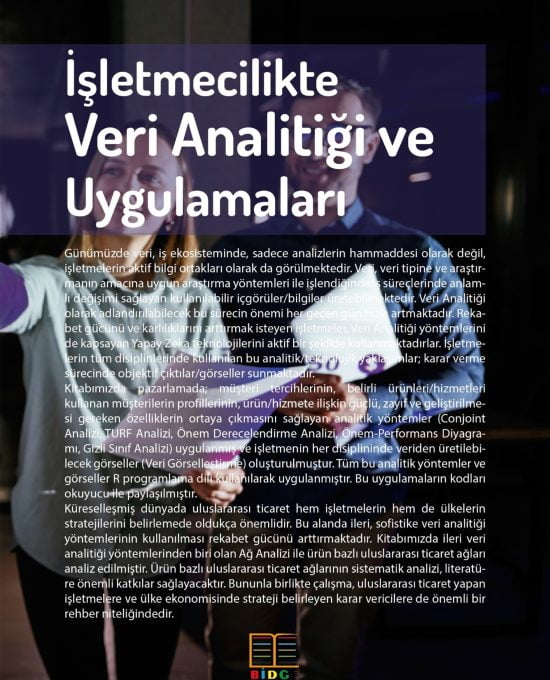 İşletmecilikte Veri Analitiği ve Uygulamaları